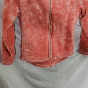 Penelope Mack Pink Fuzzy Kids Puffer Jacket